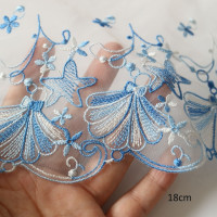 Кружевная мягкая лента в виде морских ракушек, 1 ярд