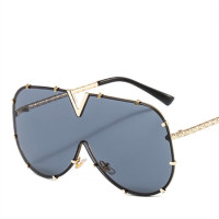 Модные брендовые современные большие квадратные солнцезащитные очки для женщин и мужчин винтажные большие очки в стиле ретро роскошные дизайнерские солнцезащитные очки UV400