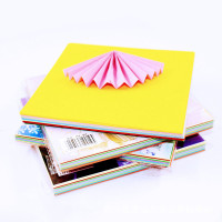 HY卡通折纸17厘米方形100张装彩色手工纸 10色折纸儿童DIY用纸