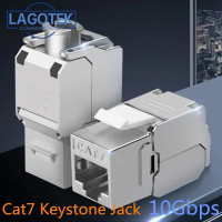 Без инструментов RJ45 Keystone Cat7 Cat6A