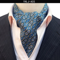 Винтажная мужская деловая формальная Свадебная аскота 2023, Мужская жаккардовая одежда, мужское Рифленое платье, мужские Gravatas para ho Men s