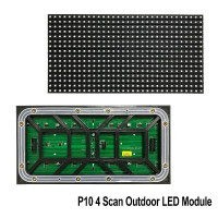 Полноцветный уличный модуль SMD3535 P10, светодиодный экран, 320x16 мм, самая низкая цена