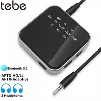 Bluetooth-приемник Tebe AptX-LL/HD с низкой задержкой, 5,2 мм