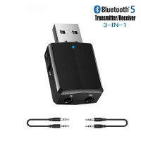 Bluetooth 5,0 приемник 3 в 1 адаптер EDR ключ 3,5 мм AUX для ТВ ПК наушники домашняя стереосистема для автомобиля HIFI аудио