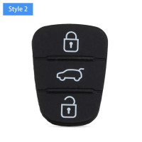 3 кнопки дистанционного автомобильного ключа оболочка Брелок резиновая прокладка подходит для Hyundai Solaris Accent Tucson l10 l30 IX35 Kia- K2 K5 Rio Ceed ключи