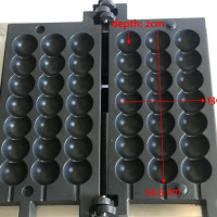 Популярное Оборудование для закусок, новое бельгийское вафельное шариковое устройство, коммерческая электрическая вафельная машина для шпажки, мяч Takoyaki