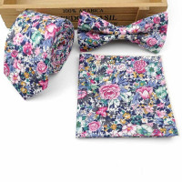 100% хлопок шейный галстук для Для мужчин тонкий галстук-бабочка Hankerchief Papillon Свадебные Галстуки Галстук Corbatas