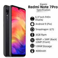 Смартфон Xiaomi redmi note 7pro 6/128 ГБ, черный