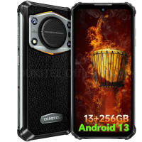 Смартфон Oukitel WP22 Android 13 8/256 ГБ, черный матовый