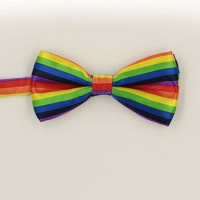 Новый Радужный галстук-бабочка для мужчин и женщин, полосатый бант, женский и мужской галстук-бабочка, повседневный галстук-бабочка унисекс, свадебные аксессуары для жениха