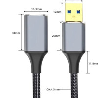 USB 3 удлинительный кабель, 5 Гбит/с, 3 м, 5 м