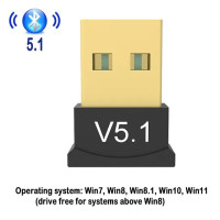 Беспроводной аудиоадаптер 5,0/5,1 2,4G с поддержкой Windows 7/8/8.1/10/vista/xp