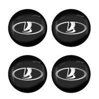 4 шт. 56 мм Автомобильная эмблема, колпачки для центра колеса, наклейка на обод для логотипа Лада, Приора, калина, нива, Xray, Гранта, Веста 2109 2110