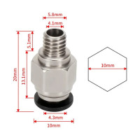 Пневматический соединитель для 3D принтера