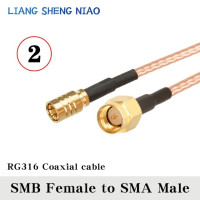 Коаксиальный кабель RG316 SMB-SMA