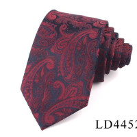 Новый классический галстук, цветочный тканый галстук для жениха, деловые свадебные костюмы, Галстук Пейсли, мужской галстук, жаккардовый галстук, подарки