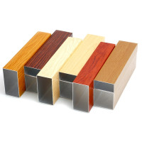 客厅屏风隔断金属方管办公室格栅铝合金方通玄关立柱隔栅柱子