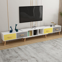 电视柜茶几一套组合家用小户型现代简约客厅地柜卧室伸缩电视机柜