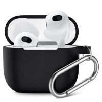 Ультратонкий силиконовый чехол для наушников Apple AirPods 3 / Эпл Аирподс 3 / чехол для аирподс 3