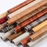 白橡木加厚木纹贴纸自粘墙纸衣柜子桌面旧房门家具翻新壁纸