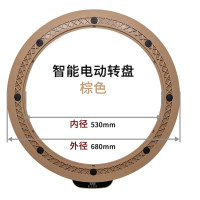 3TBW批发家用商用餐厅电动转盘底座旋转静音款饭店酒店电动餐桌转