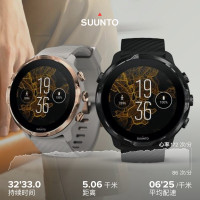 SUUNTO頌拓7智能戶外GPS光電心率應用支付音樂地圖雙系統運動手錶