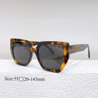 Популярные женские солнцезащитные очки с защитой от ультрафиолета в прямоугольной ацетатной оправе, модные классические женские роскошные солнцезащитные очки с защитой от ультрафиолета CL40239F