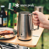 snowpeak雪峯露營戶外保溫保冷真空隔熱可攜式啤酒杯水壺TW-700/530