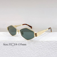 Женские солнцезащитные очки с поляризацией, в металлической оправе