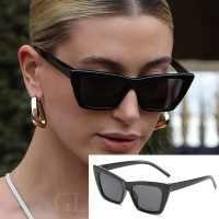 Солнцезащитные очки женские, прямоугольные, форма "кошачий глаз", защита UV400