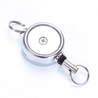 Портативный брелок для ключей с растягивающейся веревкой
