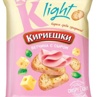 «Кириешки Light», сухарики со вкусом ветчины с сыром, 33&nbsp;г