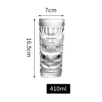 Стеклянная Кружка Tiki современный бар Tiki кулер прозрачные тумбы Libbey Гавайский Пасхальный Islander Коктейльная чашка Пиво Вино напитки Кружка барный инструмент
