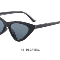 Женские Треугольные солнцезащитные очки «кошачий глаз» в стиле ретро