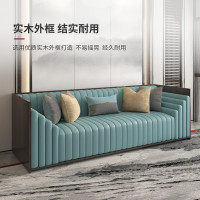 K6WY别墅样板间新中式沙发实木家具大户型编藤现代中式禅意风工厂