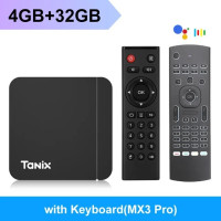 ТВ-приставка XIAOMI MIJIA Tanix W2, Android 11, поддержка AV1, два Wi-Fi, медиаплеер Amlogic S905W2, 4 ГБ, 64 ГБ, ТВ-приставка 32 ГБ, 2 ГБ, 16 ГБ