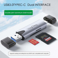 Кардридер UGREEN с USB 3,0 на SD, Micro SD, TF