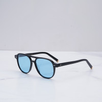 Солнцезащитные очки Мужские поляризационные, винтажные классические, в стиле ретро, для вождения, квадратной формы, ацетатные, брендовые дизайнерские