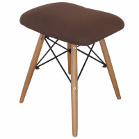 9URT化妆凳椅子无靠背不带学习餐椅小尺寸复古家用原木风梳妆台书