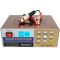 Умное автоматическое зарядное устройство для автомобильного аккумулятора, 12 В/24 В