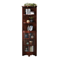 批发现代简约全实木角柜美式转角柜墙角小酒柜客厅角落柜三角柜置