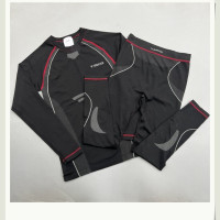 男士速乾衣服褲子吸濕排汗滑雪登山戶外運動緊身冬季打底快乾衣褲