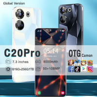 Смартфон Poco C20 Pro смартфоны телефоны 4G /7.3-дюймовый,8000 мАч 8/256 ГБ, черный, бирюзовый