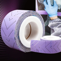70 мм 12 м наждачная бумага ручной работы Флокирование Сухой Шлифовки ручная рваная эмульсия рулон ткани подходит для прямоугольной шлифовальной машины MRIKA