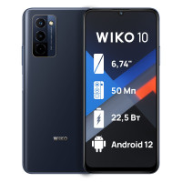 Смартфон Wiko 10 4/128 ГБ, черный