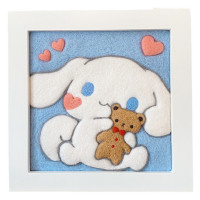 批发羊毛毡戳戳乐相框材料包手工diy玉桂狗美乐蒂史迪奇帕恰狗库