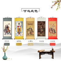 批发三清祖师九天玄女碧霞元君张天师太乙王灵官画像丝绸卷轴挂画