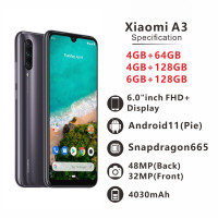 Смартфон Xiaomi xiaomiA3 6/128 ГБ, черный