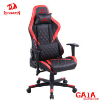 Игровой вращающийся стул REDRAGON GAIA C211, кожаная офисная латексная подушка для гонок, домашний компьютерный стул для геймеров