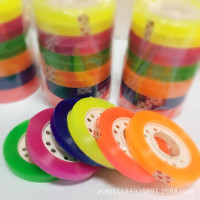 批发  彩色透明胶带  学生文具胶手工胶条DIY透明胶带办公文具